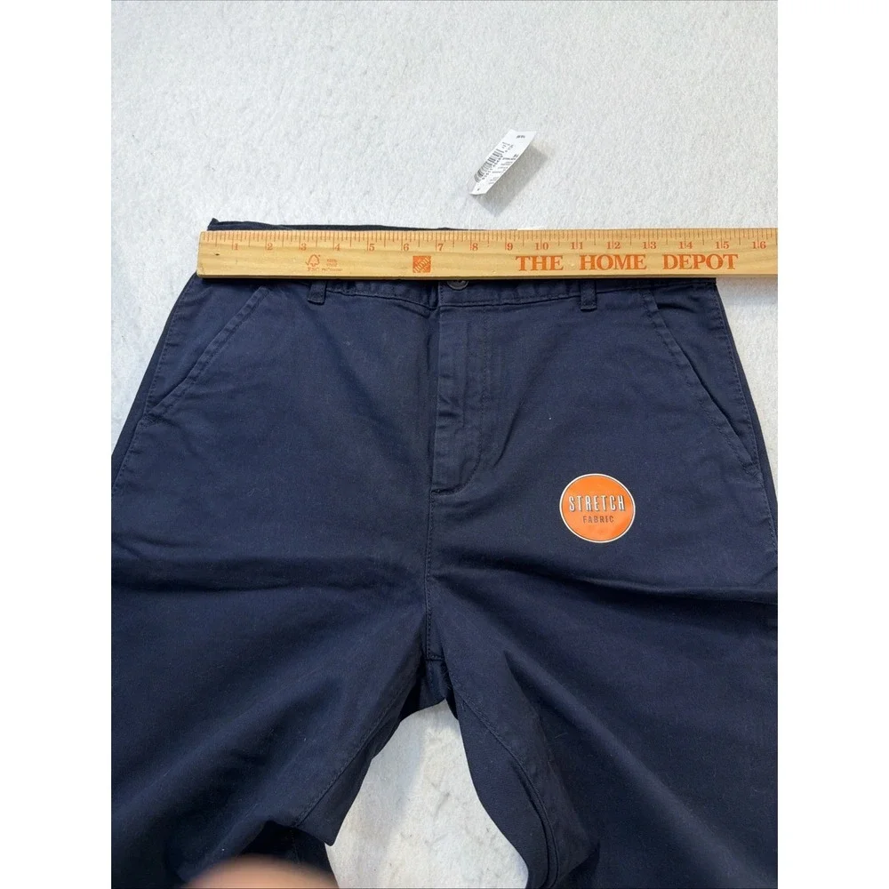 The Children's Place Navy Blue Uniform Stretch Chino Shorts Boys Size 16 New